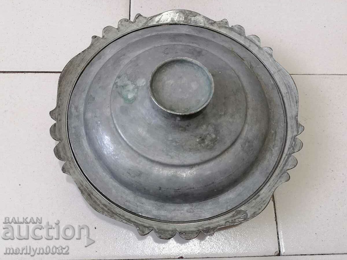 Vazrozhdenski brand Sahan copper copper pot tugra lid - 7