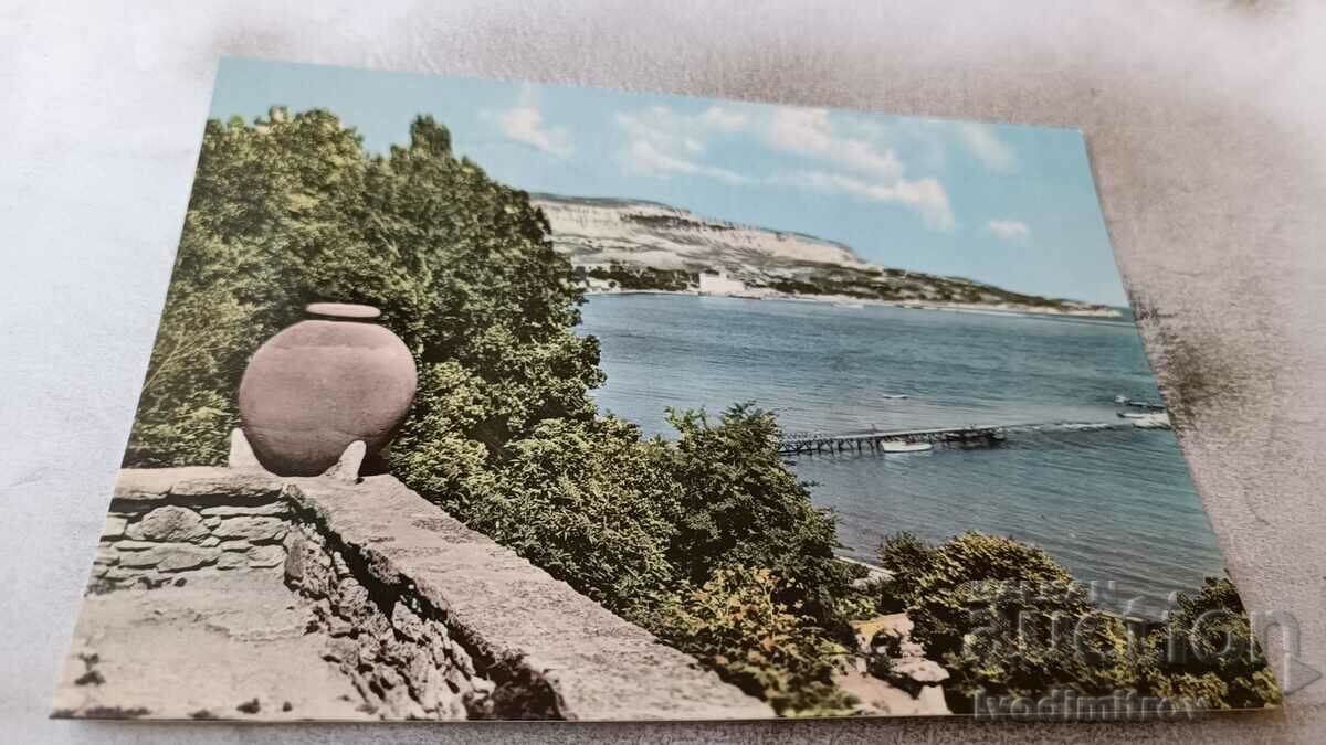 Carte poștală Balchik View 1960