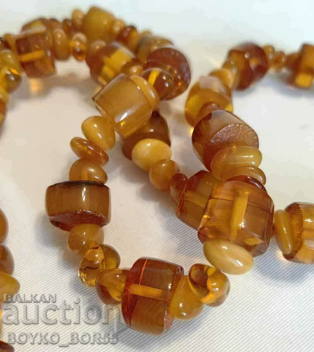 Original Russian Soc USSR Amber Necklace Gerdan Necklace with price 590.00 BGN | € 301.66 Original Russian Soc USSR Amber Necklace Gerdan Necklace with price 590.00 BGN | € 301.66