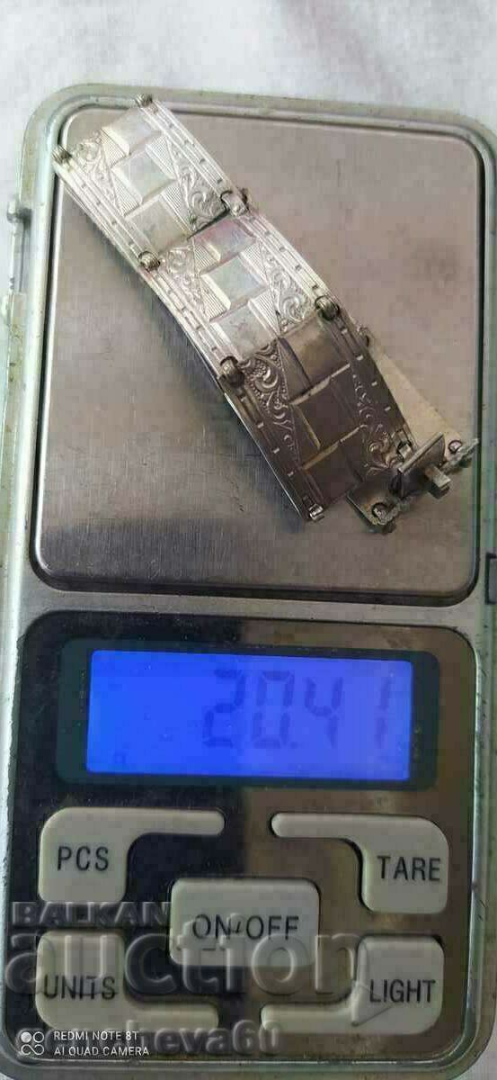 Μοναδική!!! Ασημένιο αρχαίο χαραγμένο βραχιόλι - 7