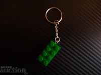 Μπλοκ μπρελόκ τύπου Lego constructor Lego green
