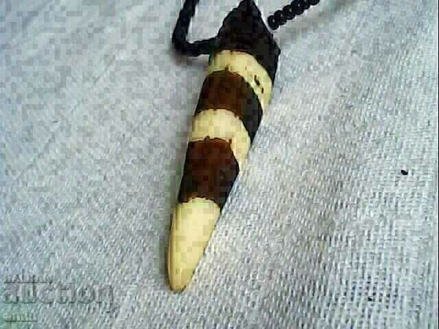 Όμορφο κολιέ 2BR με φυσικά δόντια και κέρατο - 5 Όμορφο κολιέ 2BR με φυσικά δόντια και κέρατο - 5