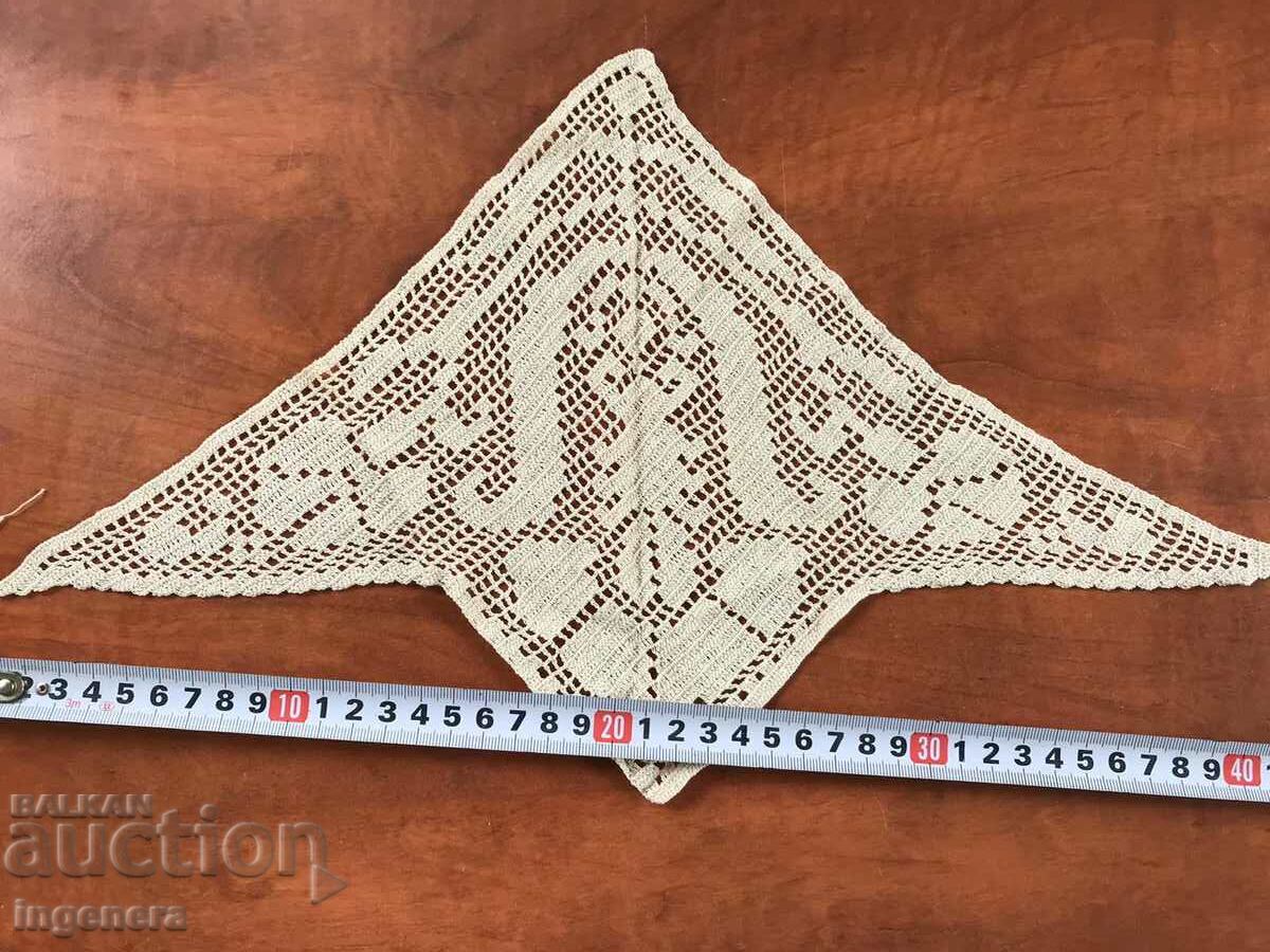 Auction  CUTE UNIQUE HANDKNIT SINGLE CROCHET BLANKET