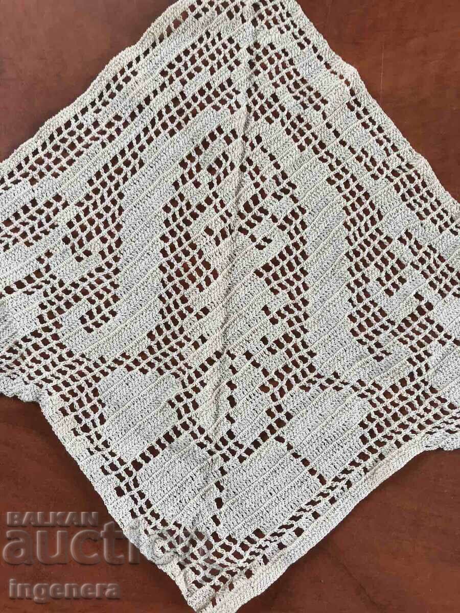 CUTE UNIQUE HANDKNIT SINGLE CROCHET BLANKET - 5