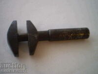 vintage adjustable wrench metal handle hand tool