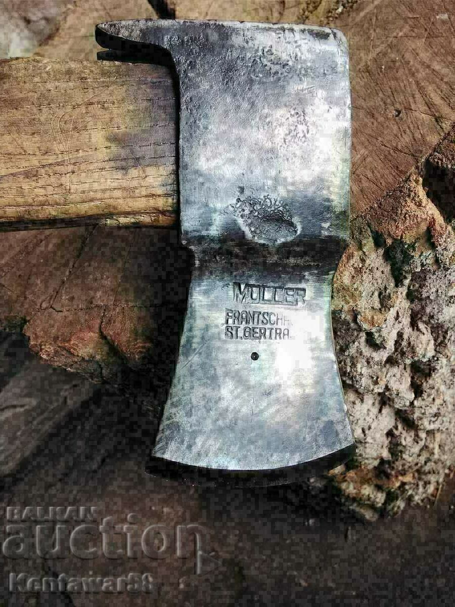 A rare Muler carpenter's axe.