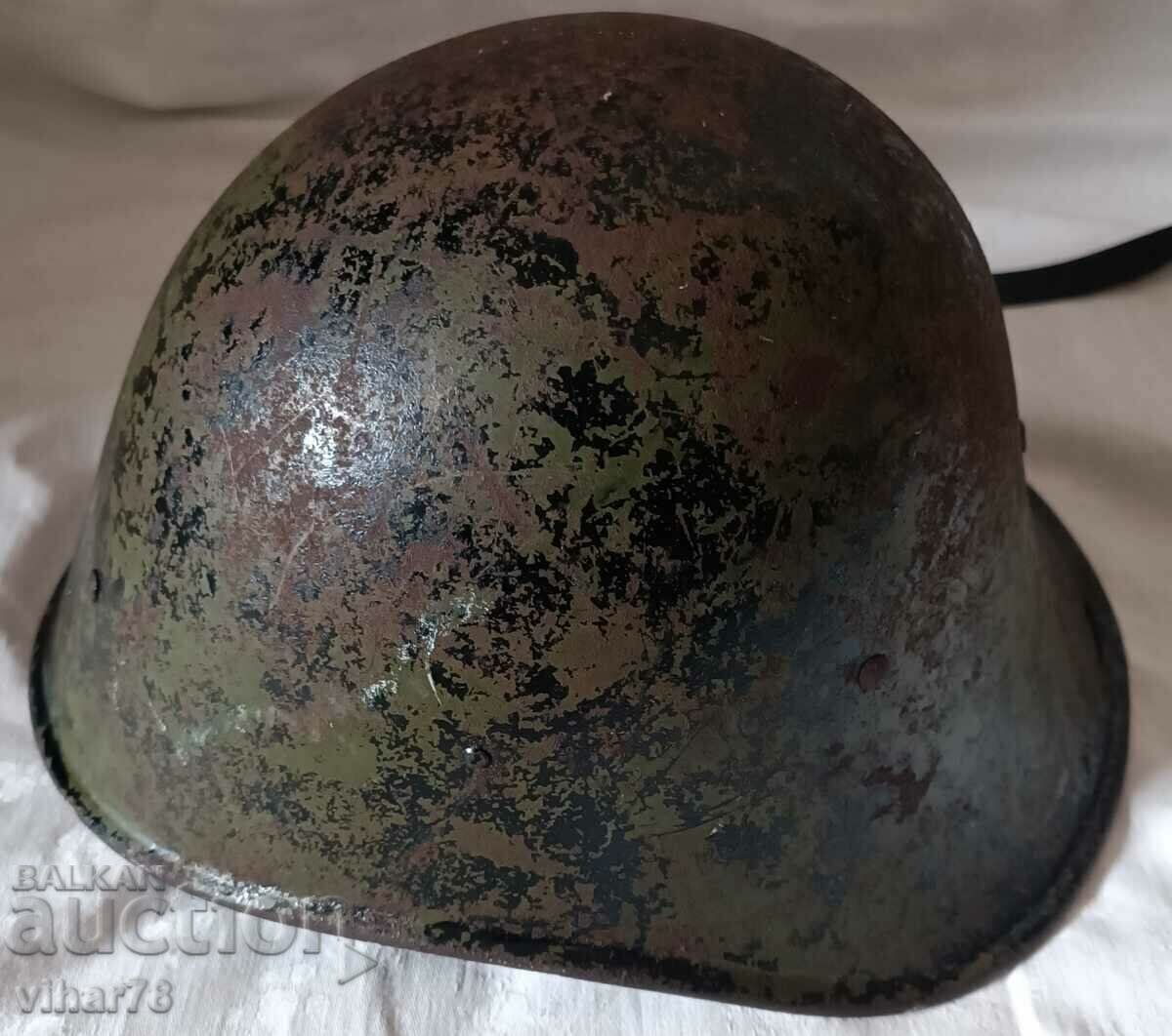 Old military helmet
