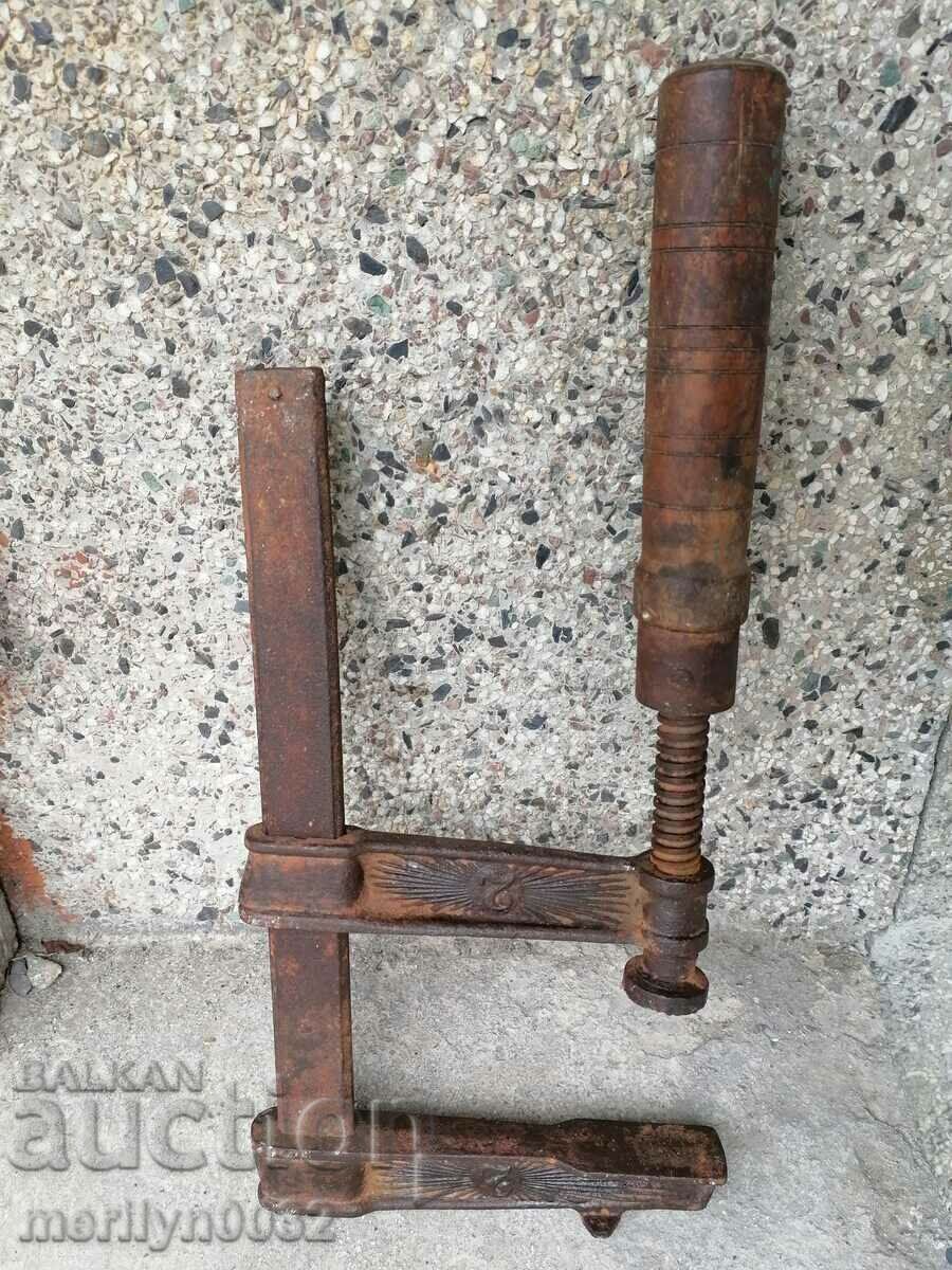 Παράδοση Παλιά ξυλουργός σφιγκτήρα μέγγενη, ξύλο