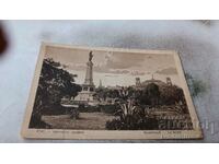 Пощенска картичка Русе Градската градина 1923