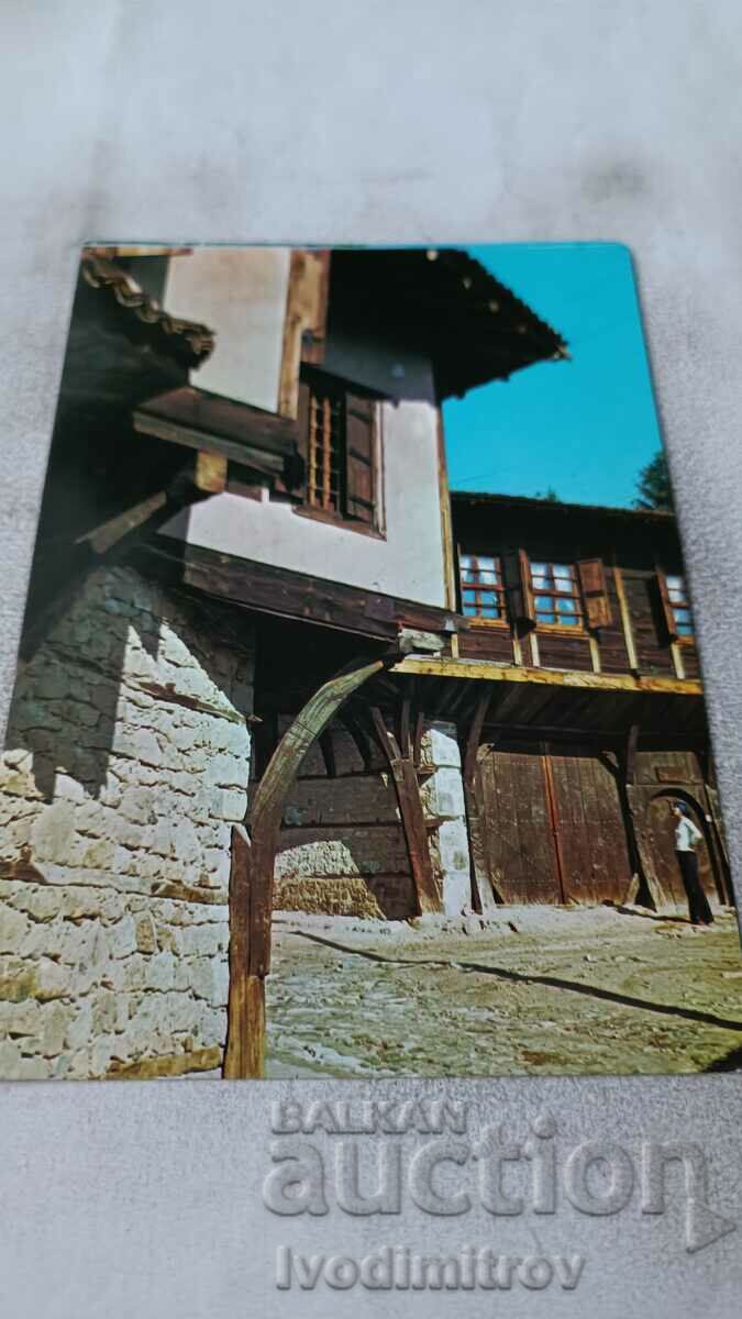 Καρτ ποστάλ Sozopol Παλιά σπίτια 1968