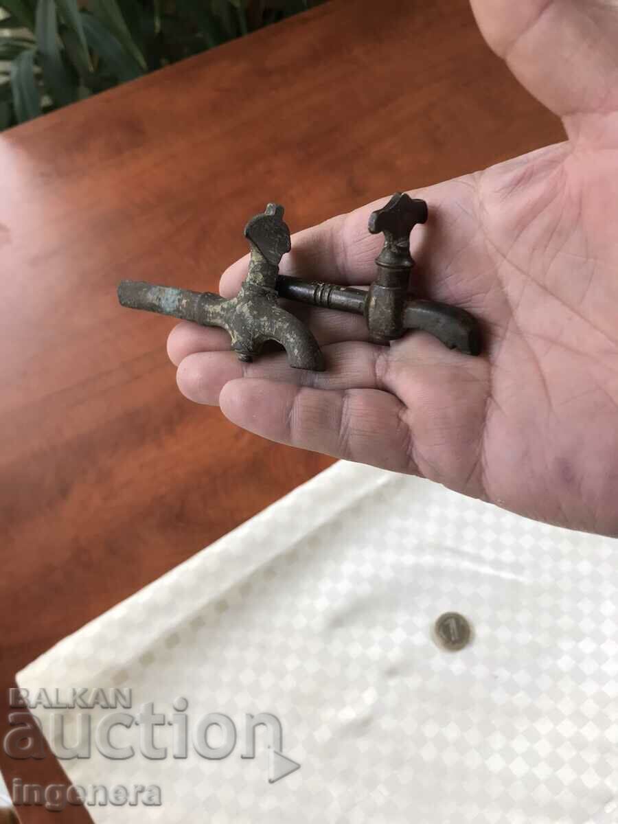 COLLECTIBLE MINI ANTIQUE BRONZE FAUCET - 6 COLLECTIBLE MINI ANTIQUE BRONZE FAUCET - 6