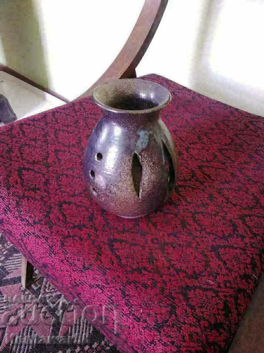 Ceramic candle holder - Austria. with price 2.00 BGN | € 1.02 Ceramic candle holder - Austria. with price 2.00 BGN | € 1.02