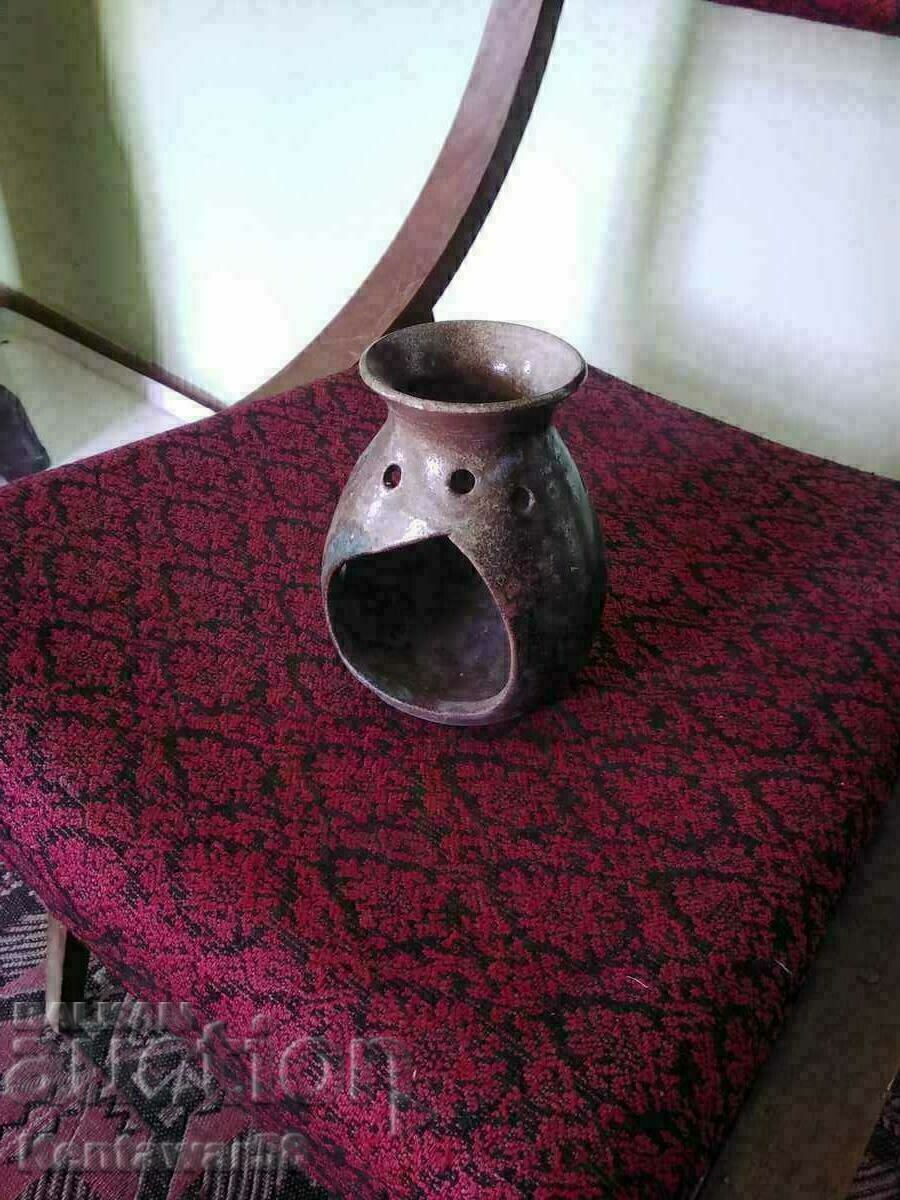 Ceramic candle holder - Austria. Ceramic candle holder - Austria.