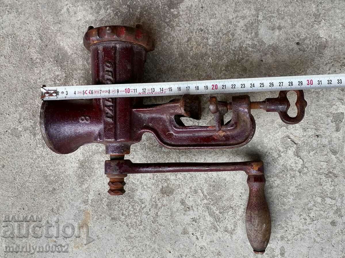 Delivery of An old meat grinder, a milling machine Delivery of An old meat grinder, a milling machine