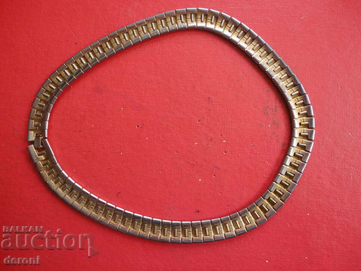 Auction  Awesome bronze choker necklace