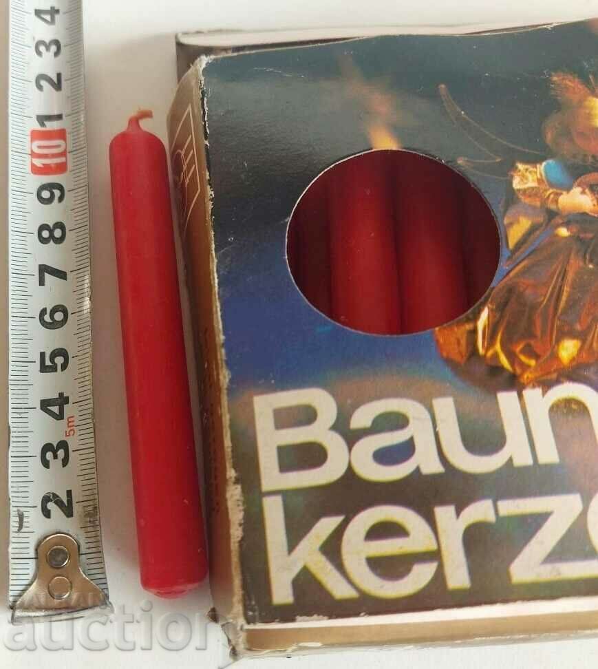 Auction CHRISTMAS SET GERMAN CANDLES CANDLE Auction CHRISTMAS SET GERMAN CANDLES CANDLE