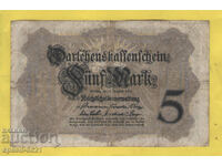 1914 Τραπεζογραμμάτιο 5 Mark Γερμανία