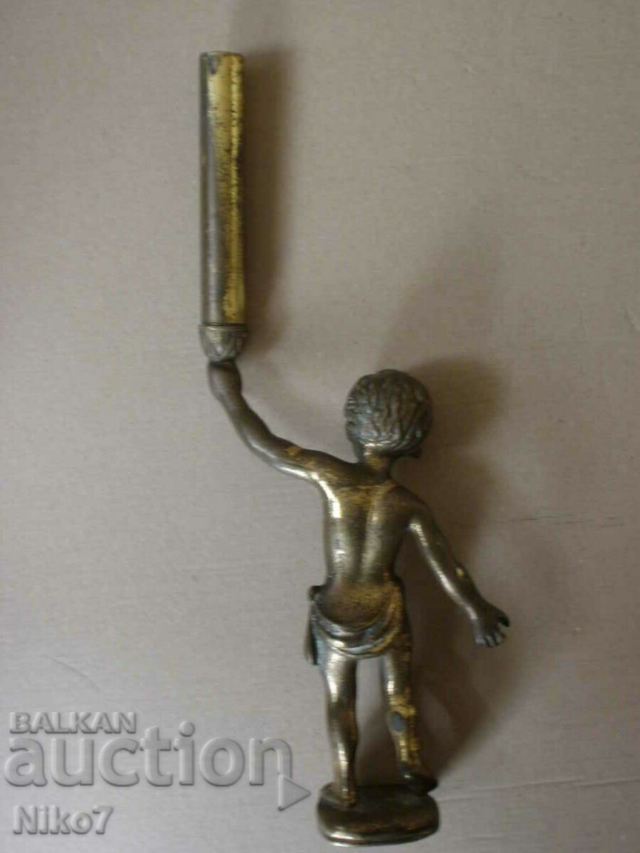 Delivery of Antique, solid bronze figure - "Cherub"