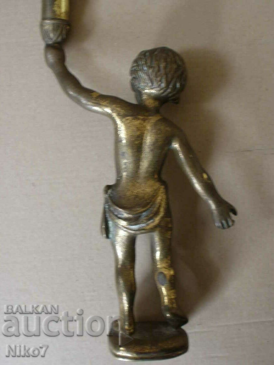 Figura antică din bronz solid - „Heruvim” - 5 Figura antică din bronz solid - „Heruvim” - 5