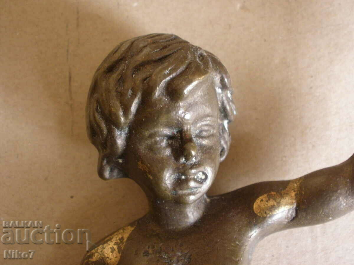 Figura antică din bronz solid - „Heruvim” - 6 Figura antică din bronz solid - „Heruvim” - 6