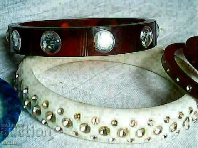 πολλά όμορφα βραχιόλια με κρύσταλλα και συμπαγείς μπάλες 15 mm - 5 πολλά όμορφα βραχιόλια με κρύσταλλα και συμπαγείς μπάλες 15 mm - 5