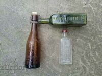 Old glass bottles