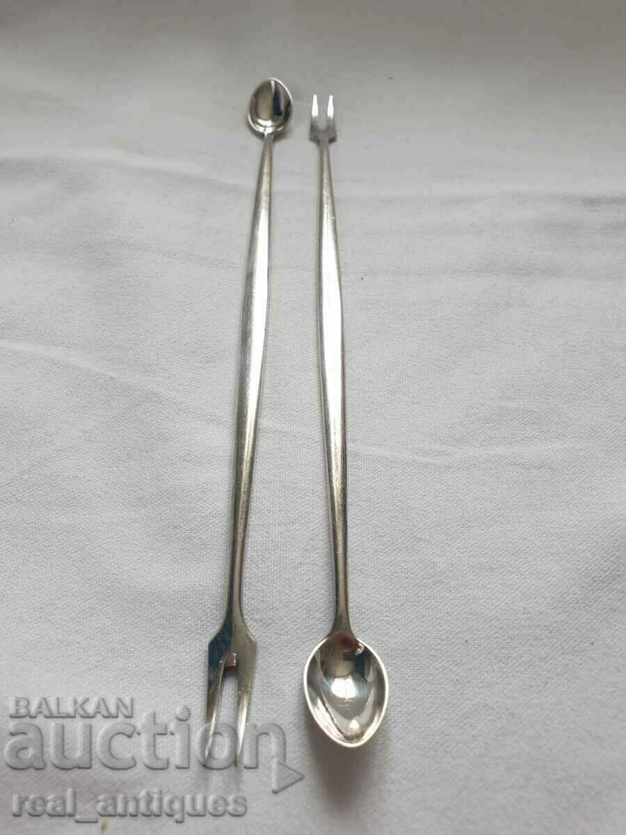 Auction Silver plated dessert utensils Auction Silver plated dessert utensils