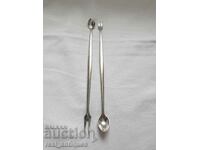 Silver plated dessert utensils