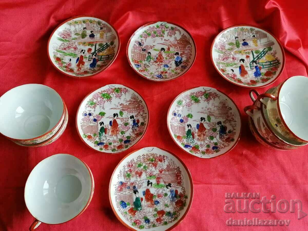 Delivery of Old Service Fine CHINESE MEIJI Bone Porcelain