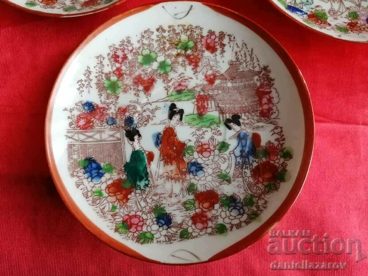 Old Service Fine CHINESE MEIJI Bone Porcelain - 7