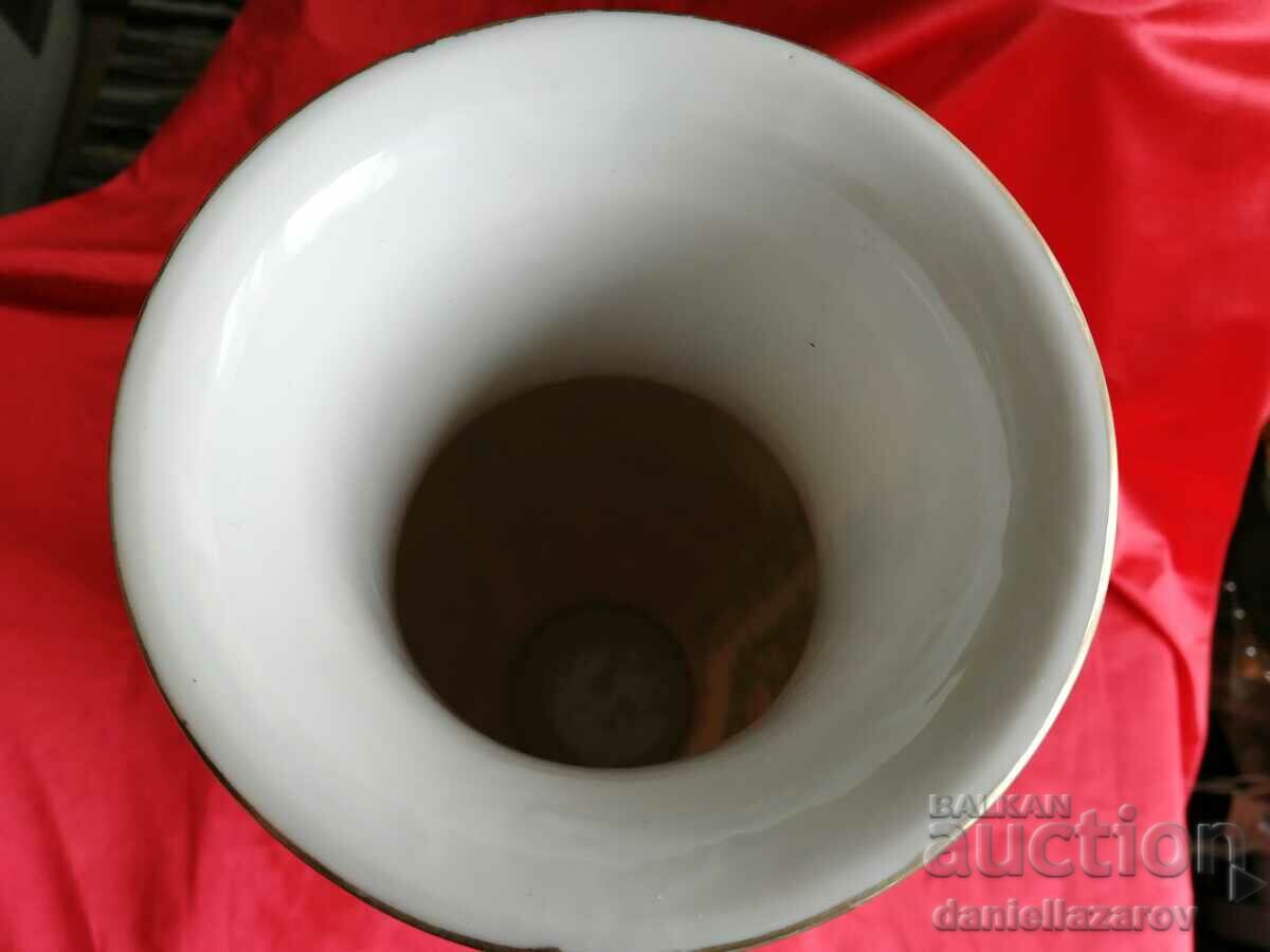 Delivery of Large Old CHINESE Family Rose Vase, Marked Delivery of Large Old CHINESE Family Rose Vase, Marked