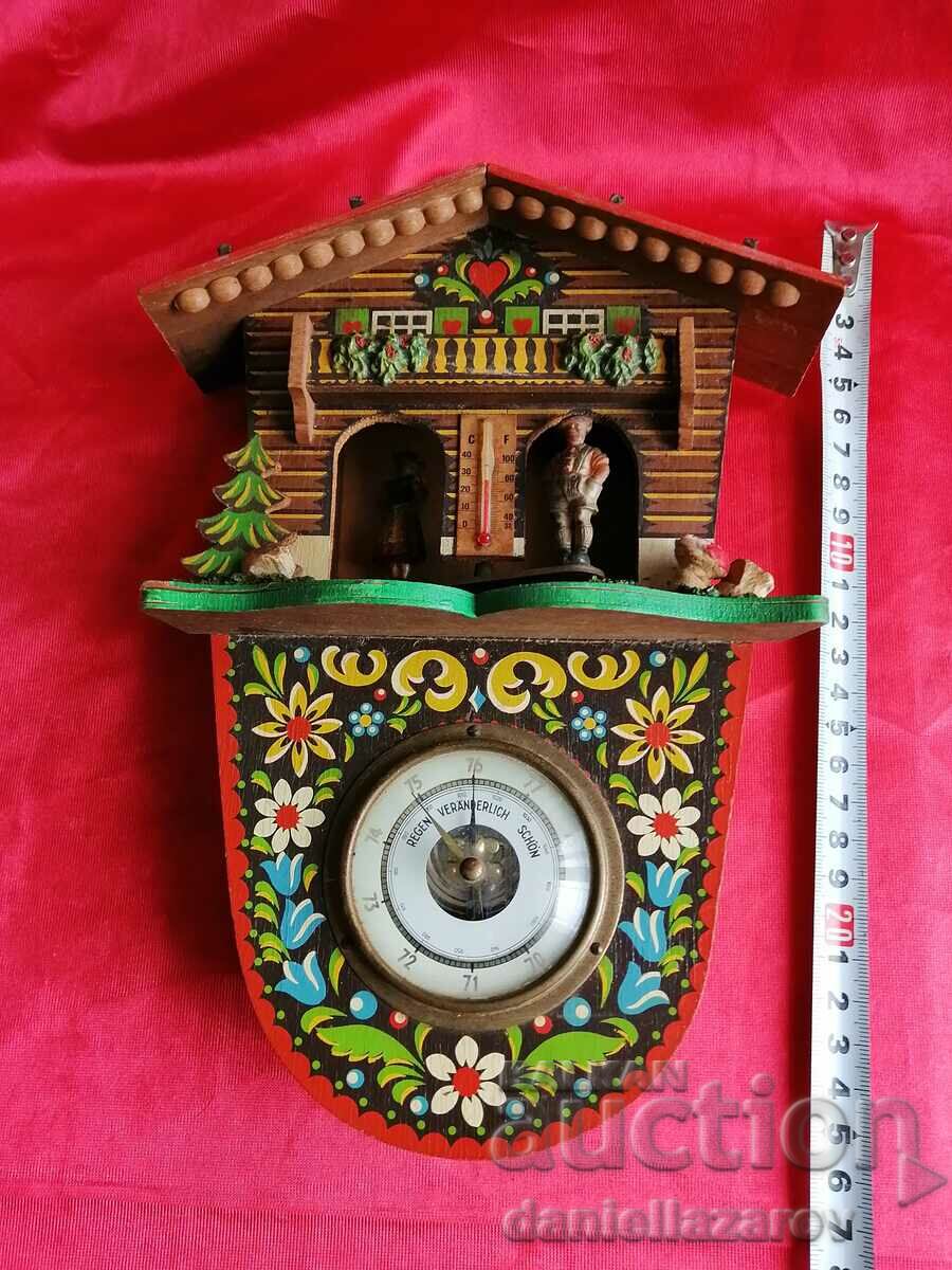 Old Rare German BLACKWALD BAROMETER - 6 Old Rare German BLACKWALD BAROMETER - 6