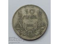 50 leva argint Bulgaria 1934 - monedă de argint #6