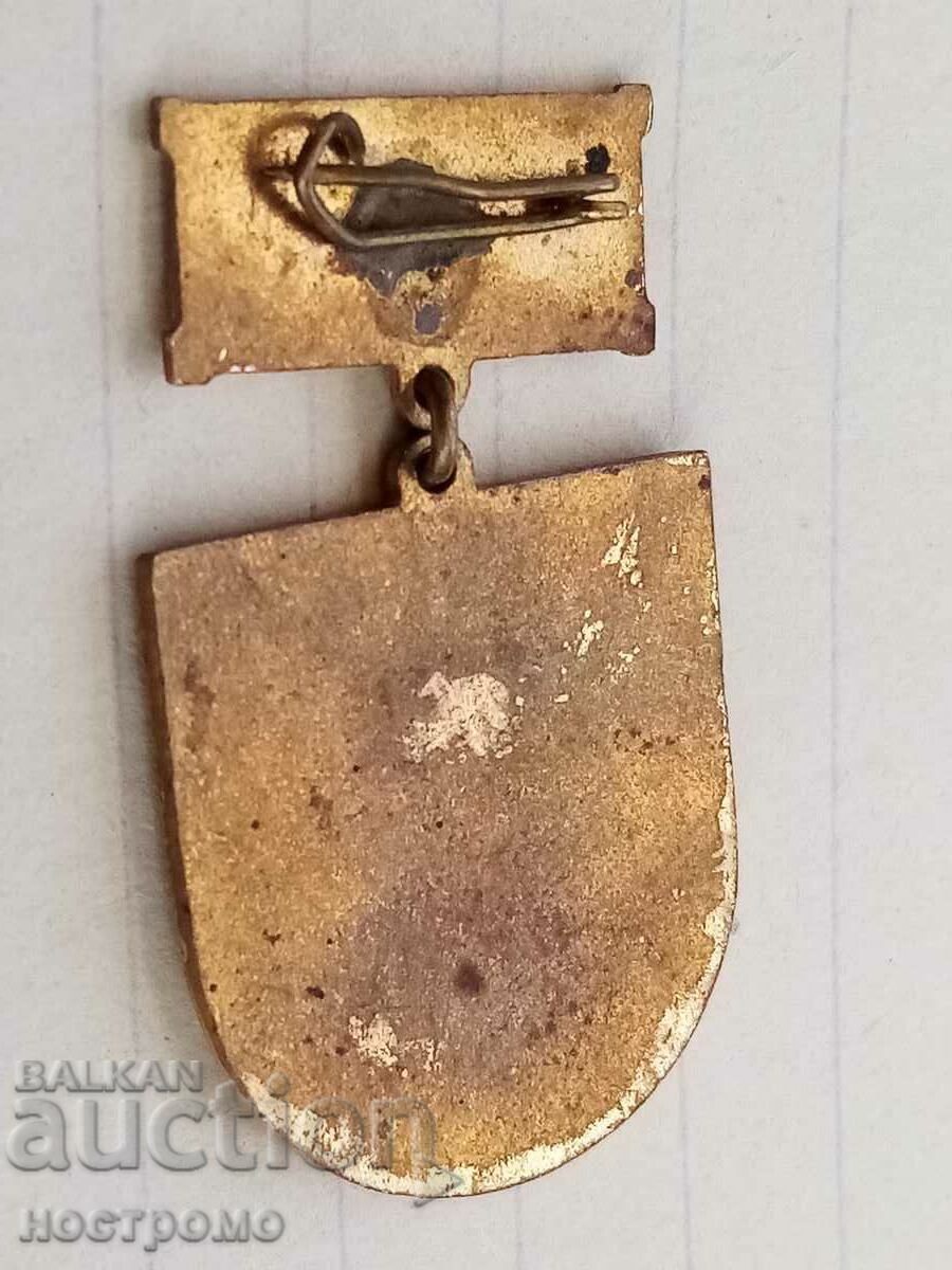 Bronze and enamel - CSPS IX Congress of the BKP - A 366 with price € 2.00 | 3.91 BGN Bronze and enamel - CSPS IX Congress of the BKP - A 366 with price € 2.00 | 3.91 BGN