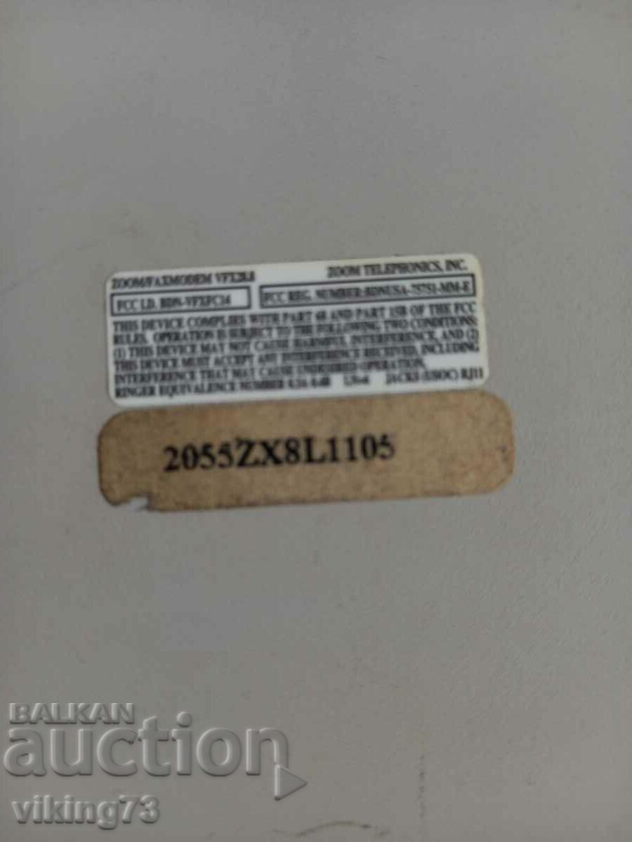 Modem telefonic Vintage V34 ZOOM. - 7