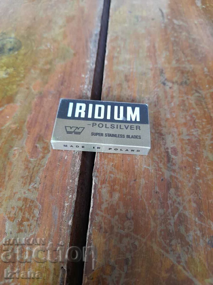 Παλιές λεπίδες ξυραφιού Polsilver Iridium