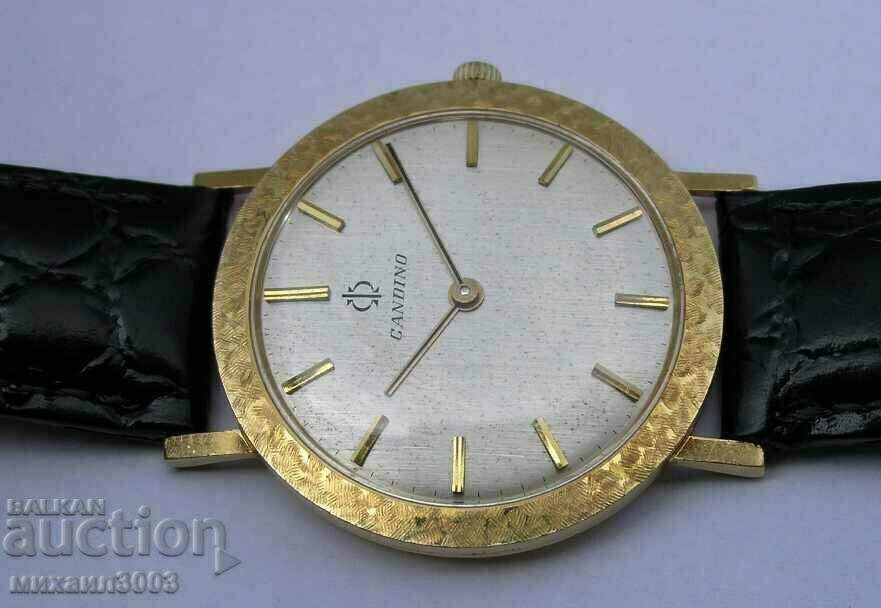 CANDINO MEN'S 18K GOLD SWISS WATCH with price 3200.00 BGN | € 1636.13 CANDINO MEN'S 18K GOLD SWISS WATCH with price 3200.00 BGN | € 1636.13