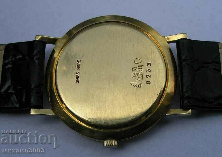 CANDINO MEN'S 18K GOLD SWISS WATCH - 5 CANDINO MEN'S 18K GOLD SWISS WATCH - 5