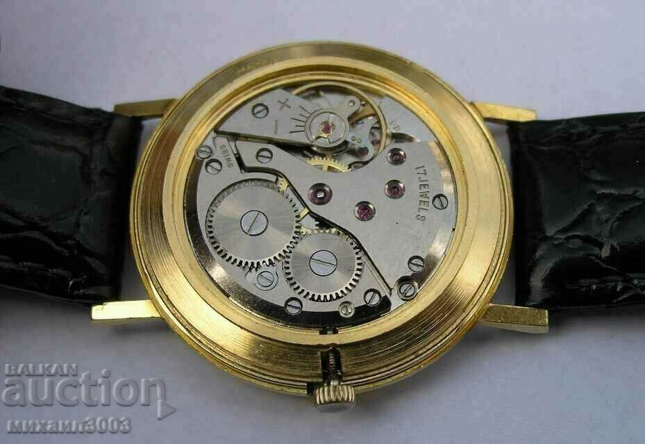 CANDINO MEN'S 18K GOLD SWISS WATCH - 6 CANDINO MEN'S 18K GOLD SWISS WATCH - 6