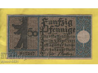 1921 50 pfennig banknote Germany