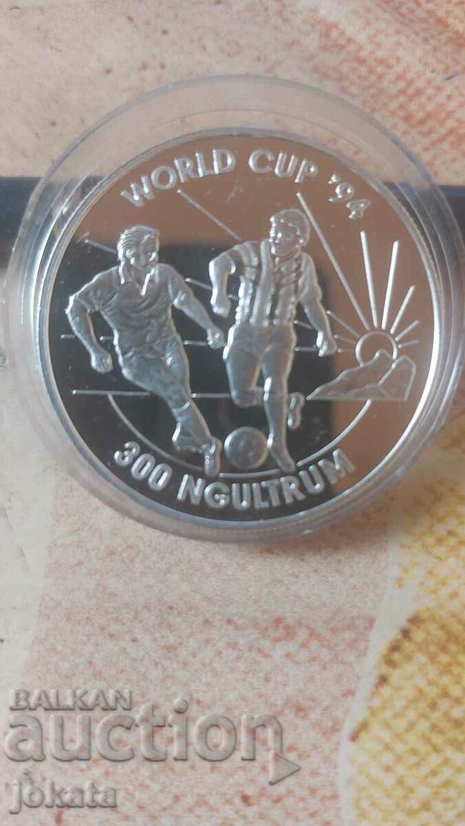 300 ngultrum Bhutan silver