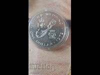1 $ Bermuda argint
