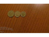 1, 2 și 5 cenți 1999