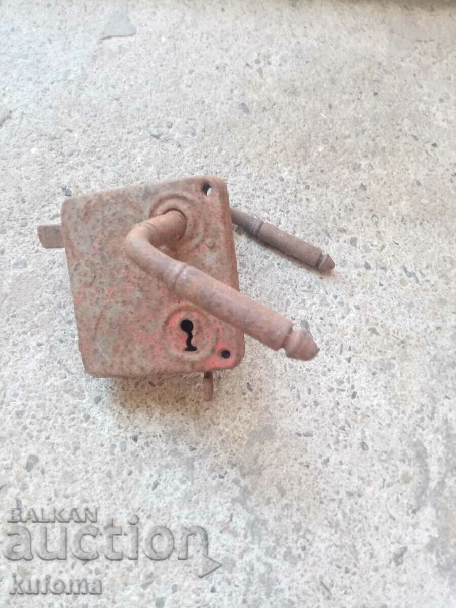 Old forged lock