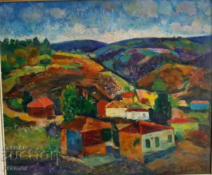 Zdravko Alexandrov Summer in the Central Highlands 1992 signed oil with price € 2200.00 | 4302.83 BGN