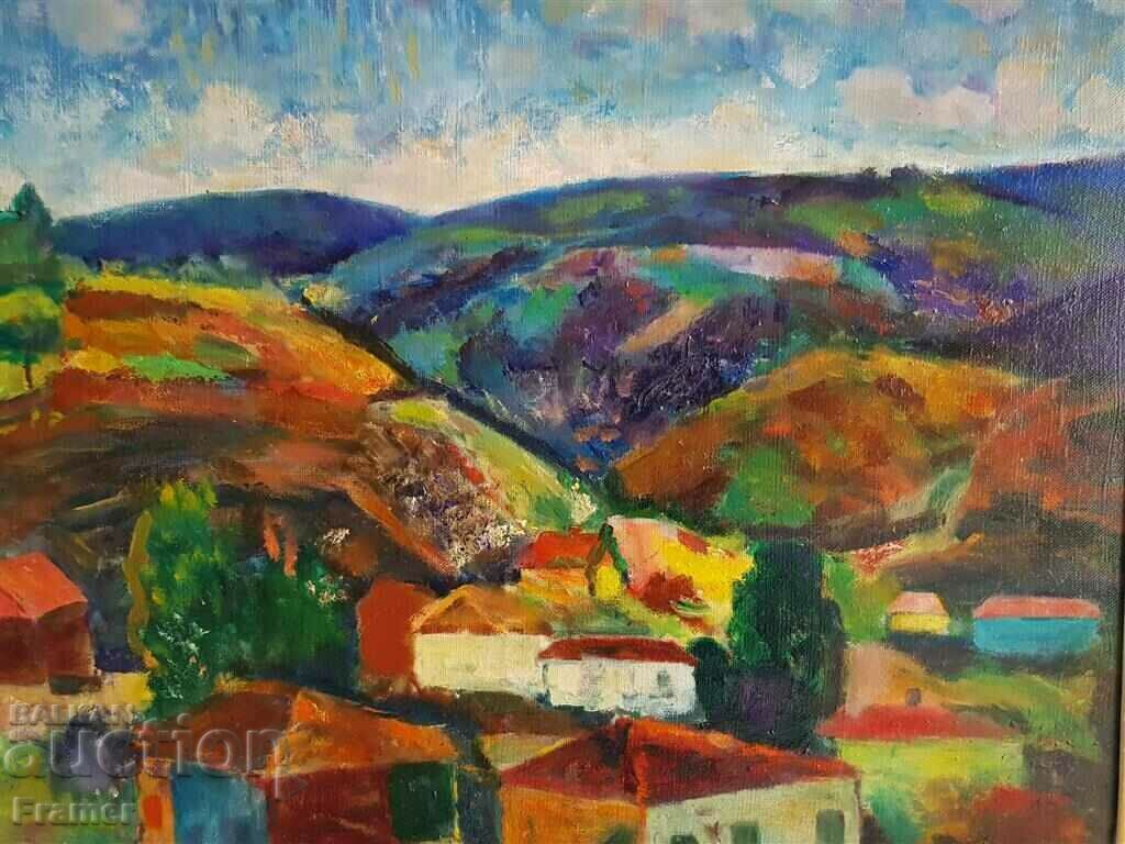 Zdravko Alexandrov Summer in the Central Highlands 1992 signed oil - 5 Zdravko Alexandrov Summer in the Central Highlands 1992 signed oil - 5