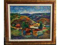 Zdravko Alexandrov Summer in the Central Highlands 1992 a semnat petrol