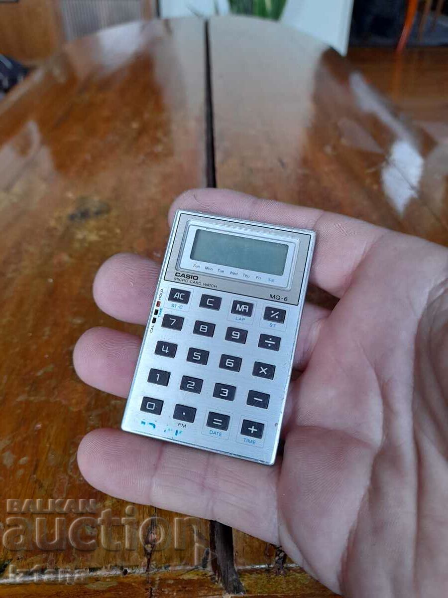 Vechiul calculator Casio MQ-6 cu preț 10.00 BGN | € 5.11