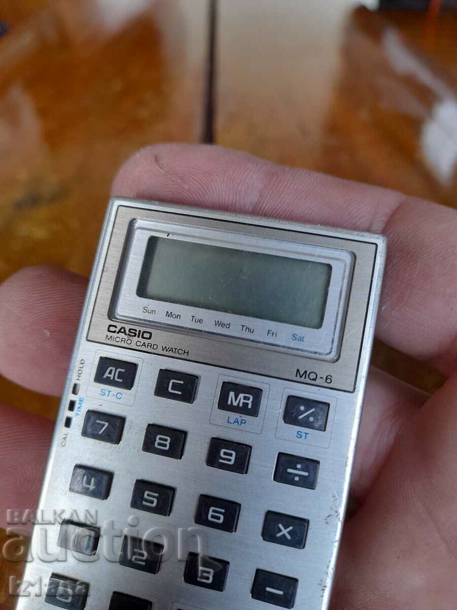 Licitație Vechiul calculator Casio MQ-6