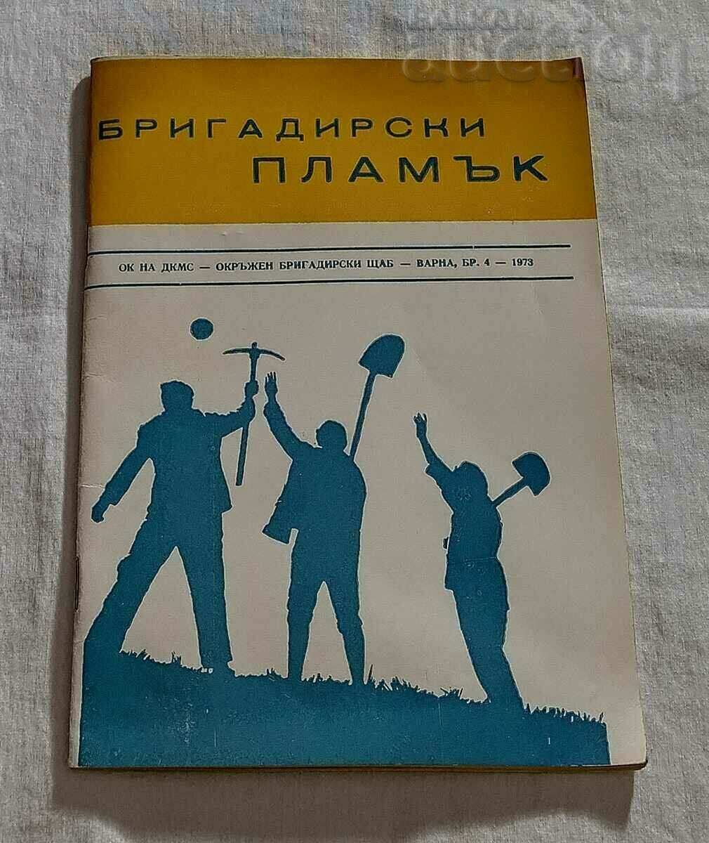 СП. "БРИГАДИРСКИ ПЛАМЪК" ДКМС ВАРНА №4 1973г.